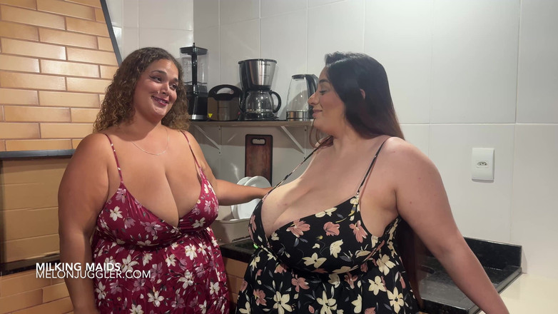 Melon Juggler: Латина мілка товстушка analua &amp; julia leite