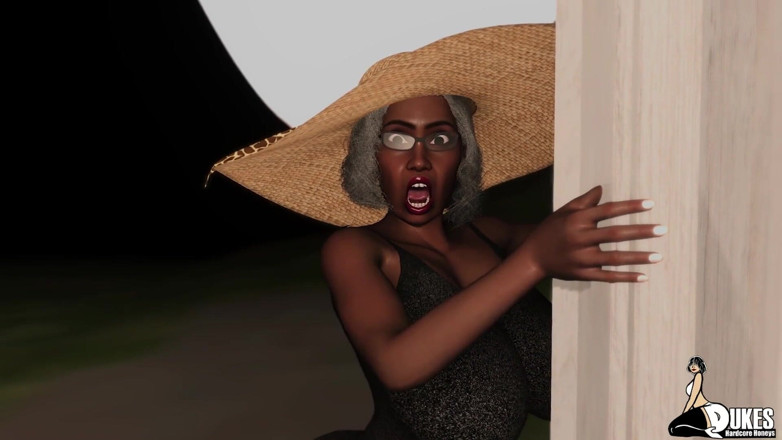 Dukes Hardcore Honeys: Big butt granny catches the Pastor fucking after church