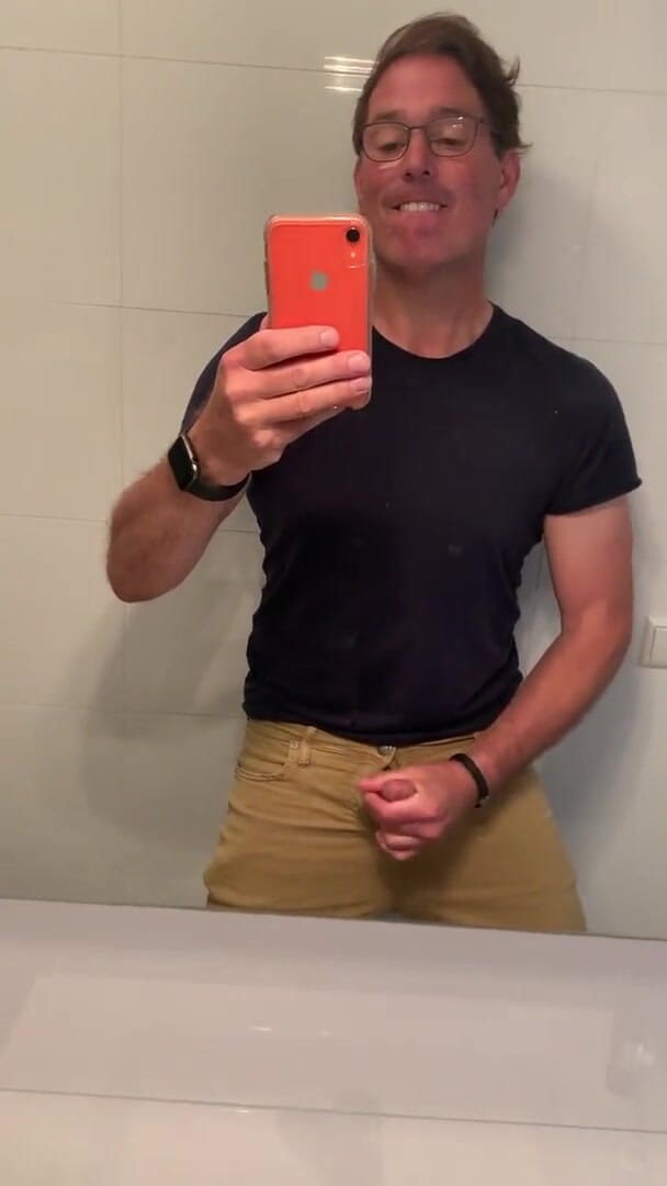 TJenner: Today's Edging Session, Showing My Red, Throbbing Cock
