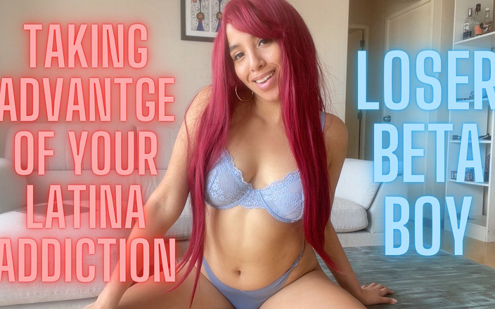 Goddess Alexa femdom: Deine latina-sucht ausnutzen, verlierer-beta-junge ruiniert orgasmus-wichsanleitung