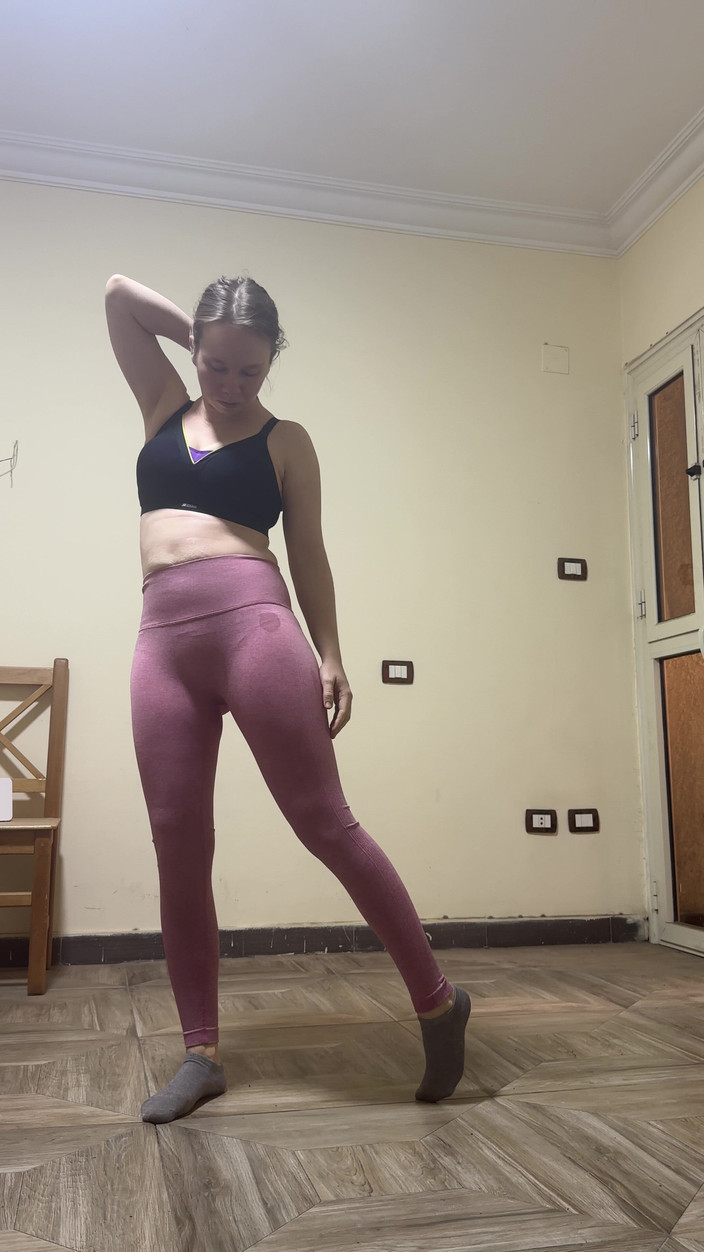 SweetLucy96: レギンスを試着しました