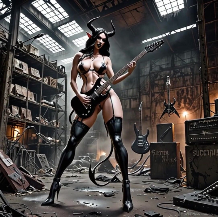Horny van stevie: Succubus Metal Band Music Video