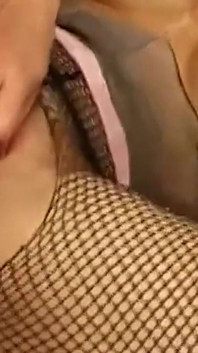 Blonde MILF in Fishnets Gets Pussy Eaten and Fucked Hard