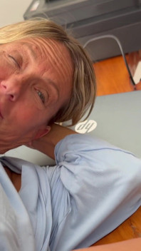 Dianne Answers Emails While I Fuck Her in the Ass.